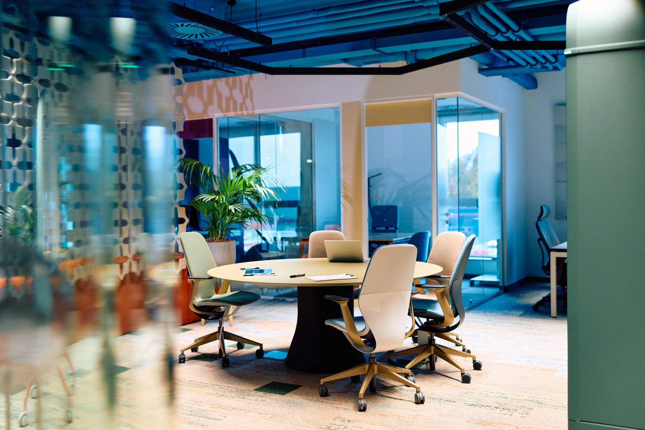 Modern technology workspace
